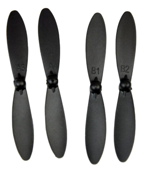 047-24089-003 Propeller-Set AM-Minis für J11 + SU27 2 x links / 2 x rechts